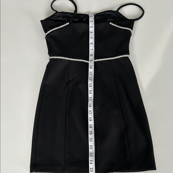 Guess Chic Black Dress with Silver Accents - Picture 6 of 10
